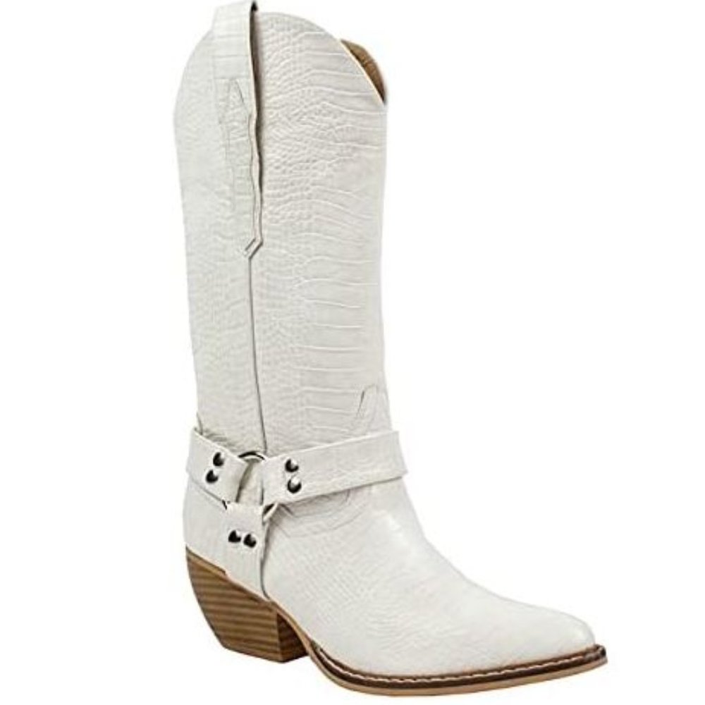 ARIDER GIRL Evon Women's Croc Knee-High Boot